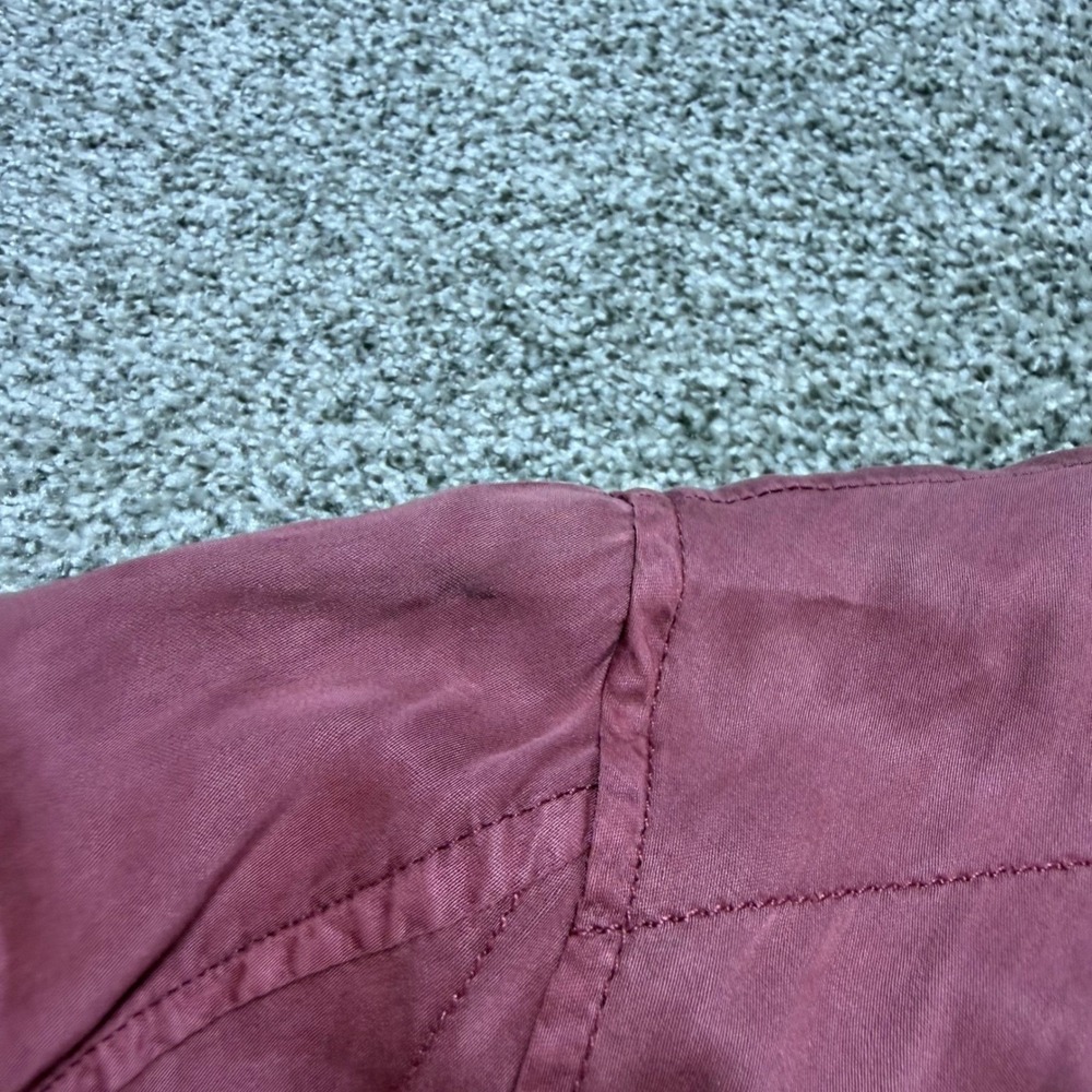 Marrakech Anthropologie Quilted Full Zip Bomber Jacket Pink Women S Lightweight - Picture 6 of 11